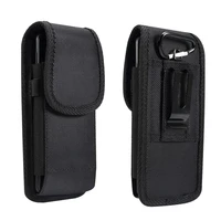 mobile phone belt waist bag 4 7 6 9 inch cases hook loop holster pouch for iphone xiaomi huawei samsung black