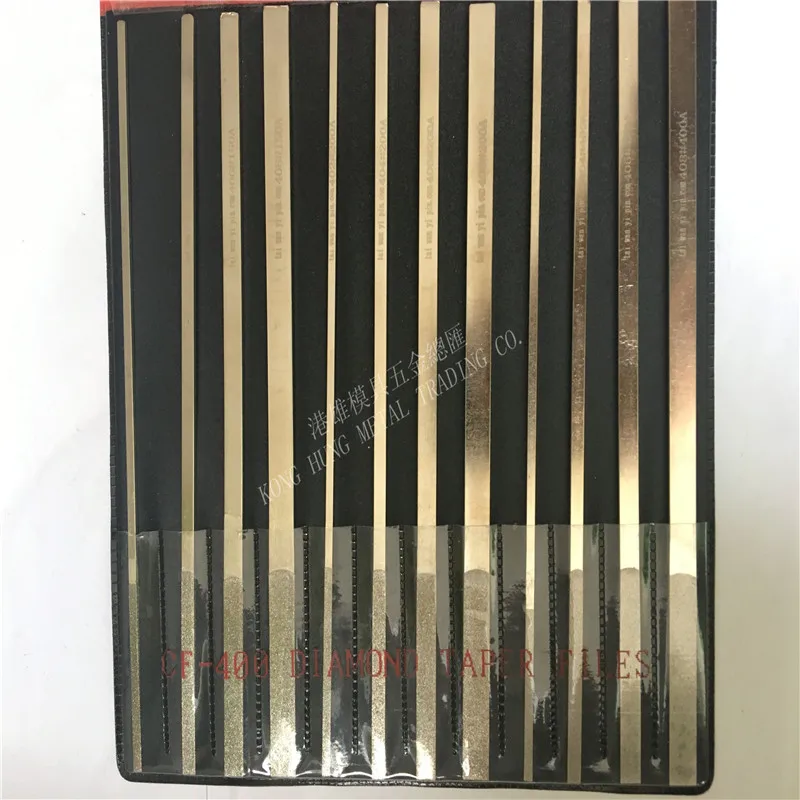 12 шт./упак. ассорти 180 мм лучшее качество бриллианты напильники конической формы