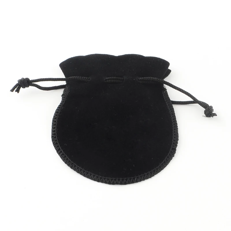 200pcs Velvet Jewelry Bag Gift Packing Bags Storage 90x70mm MediumVioletRed /Red /HotPink /Black /CoconutBrown /MediumBlue | Украшения и