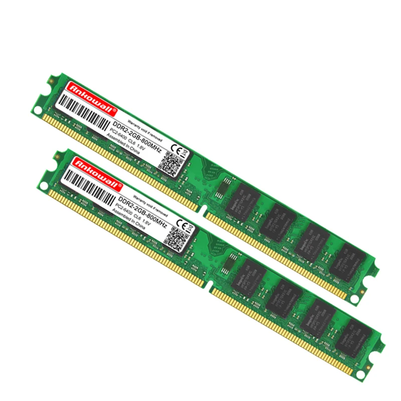 DDR2 2GB ram 800MHz 667MHz PC2-6400 память для рабочего стола Dimm 1,8 V NON-ECC Высокая совместимость