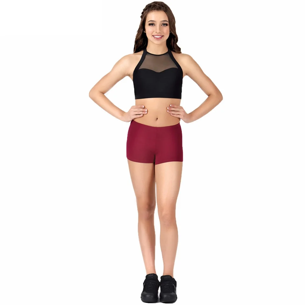 

Girls Lycra Gymnastics Dance Short Low Waist Ballet Dance Shorts Underpants Jazzy Bottoms Underpants For Dance Class