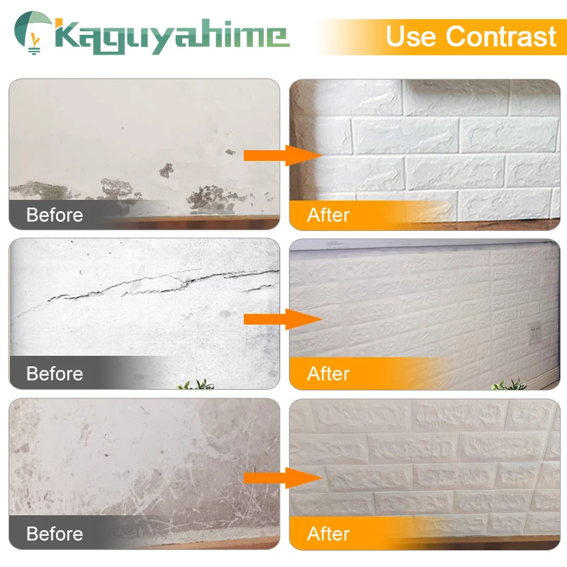 Kaguyahime 3D обои кирпич DIY самоклеющиеся наклейки s Декор обои для гостиной Детская комната Кухня водонепроницаемый стикер