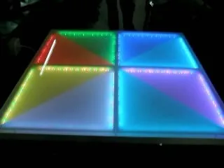 СВЕТОДИОДНЫЙ танцпол TIPTOP 1 м * DMX 512 RGB полноцветный светодиодный Свадебный