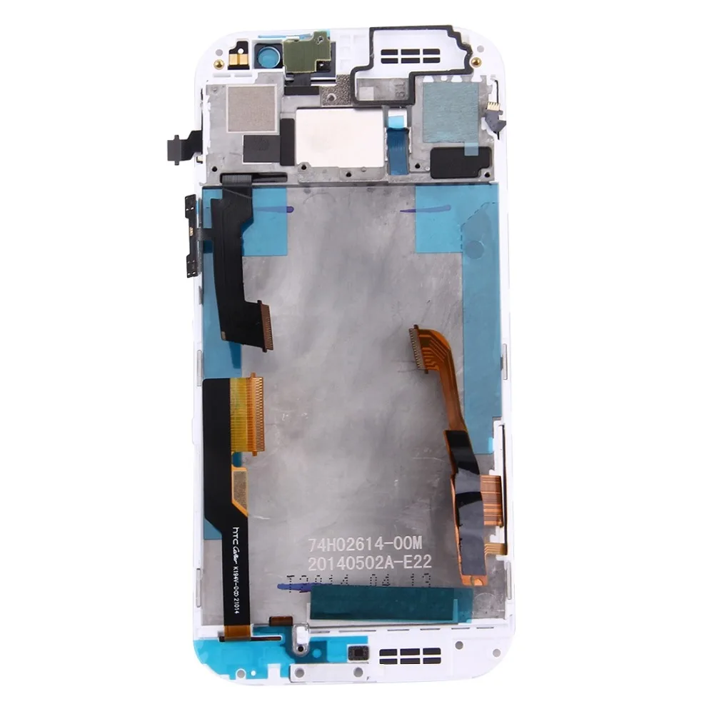 Новый ЖК-экран и дигитайзер в сборе для HTC One M8 (верхний + нижний) с рамкой передним