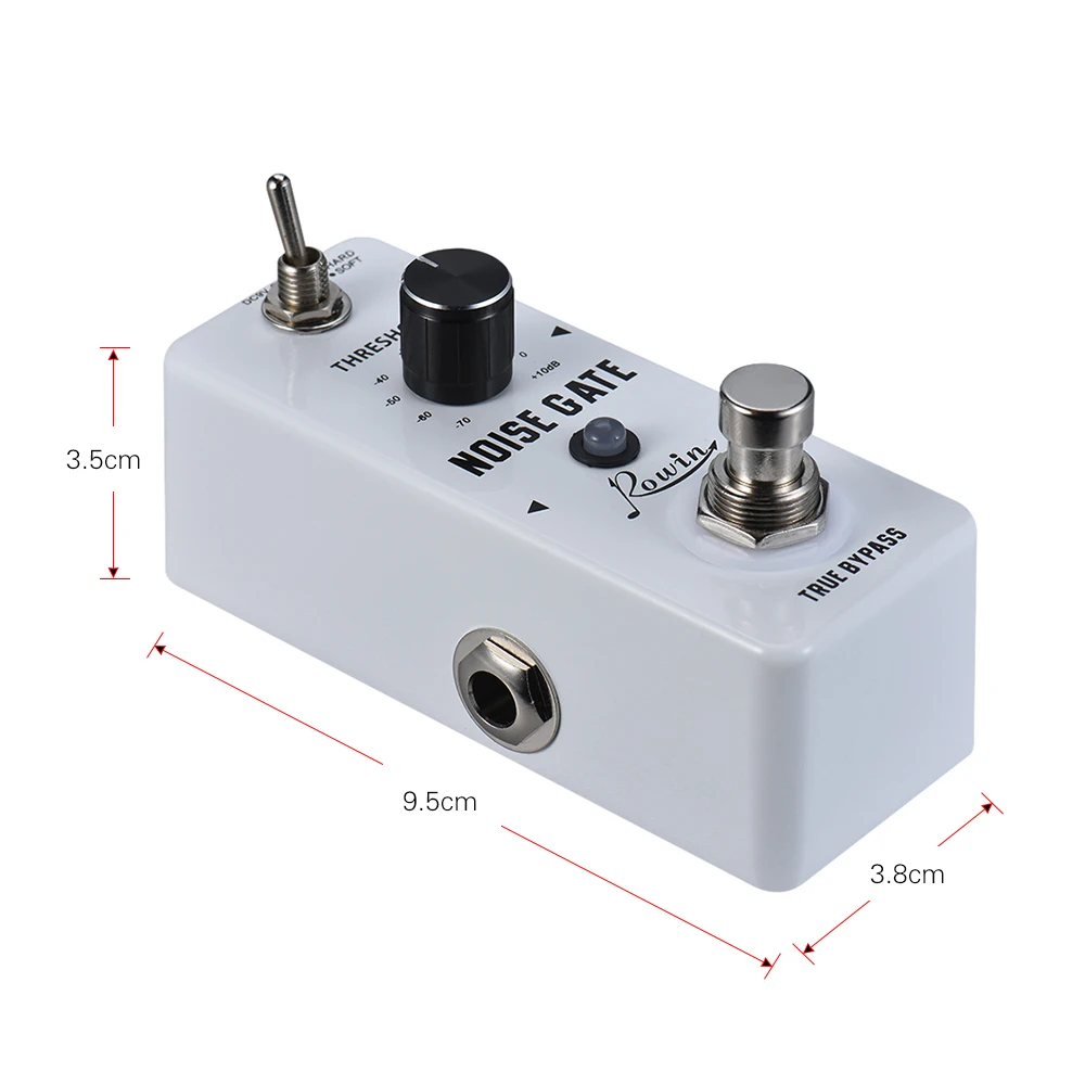 Rowin LEF 319 Шум ворота снижение гитарная педаль 2 режима Алюминий корпус из