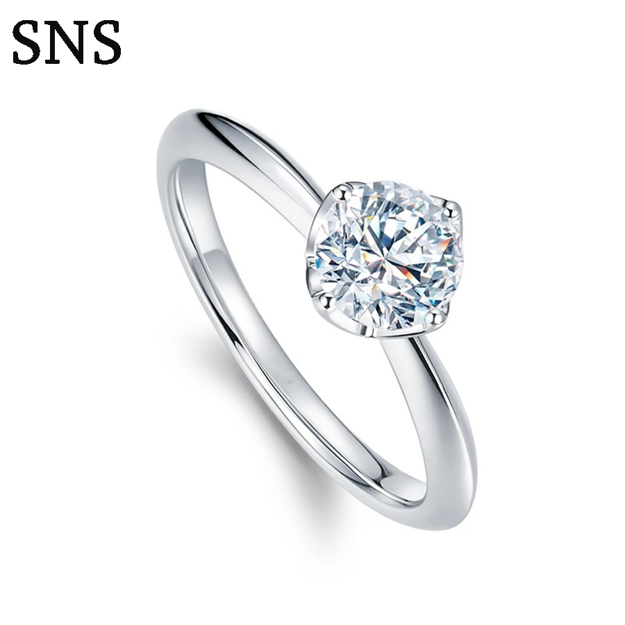 

Женское кольцо с натуральными бриллиантами 14 K, белое золото, бриллианты, годовщина свадьбы, вечность, ювелирное изделие, 0,3 карата