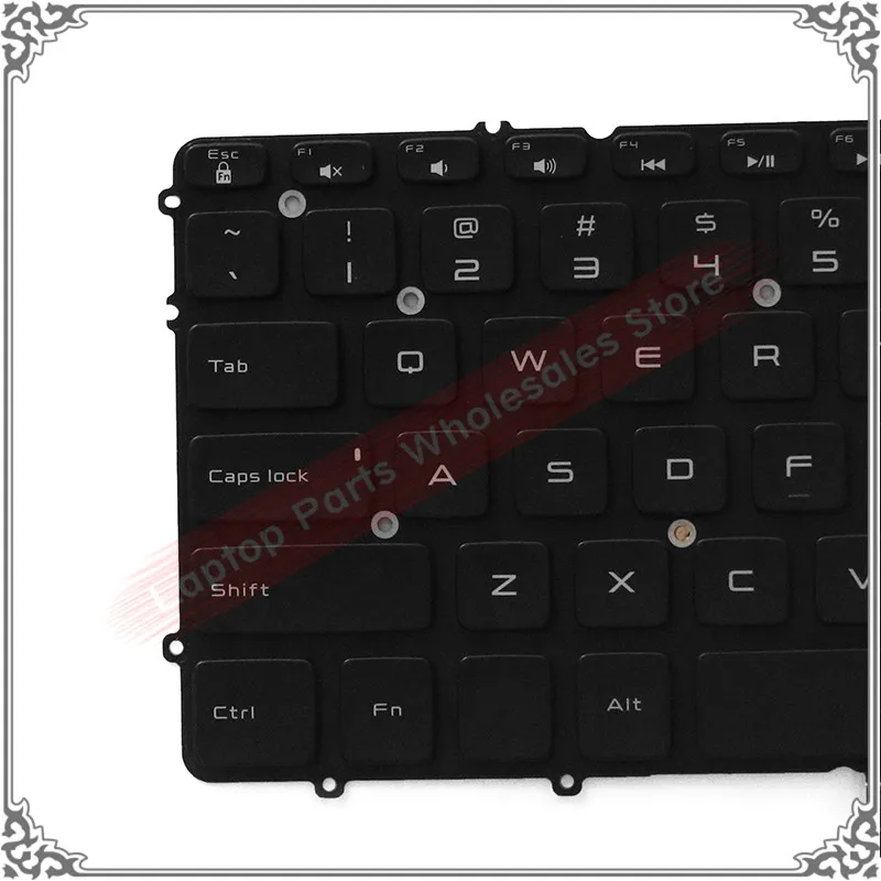 Оригинальная Черная американская клавиатура для DELL Precision M3800 XPS 15-9530 9530 клавиатура на замену с подсветкой