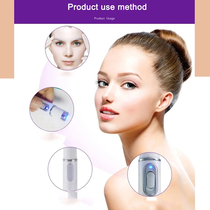 Синий свет теплый удалить acnes Косметика Acnes ручка бледно-акурированные пугающие ремонт Acneing шрам варикозный ремонт Blackhead вакуумная точка