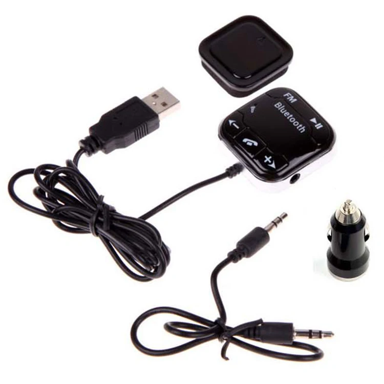 Автомобильный комплект A2DP беспроводной Bluetooth fm передатчик mp3 плеер 3 5 мм аудио AUX