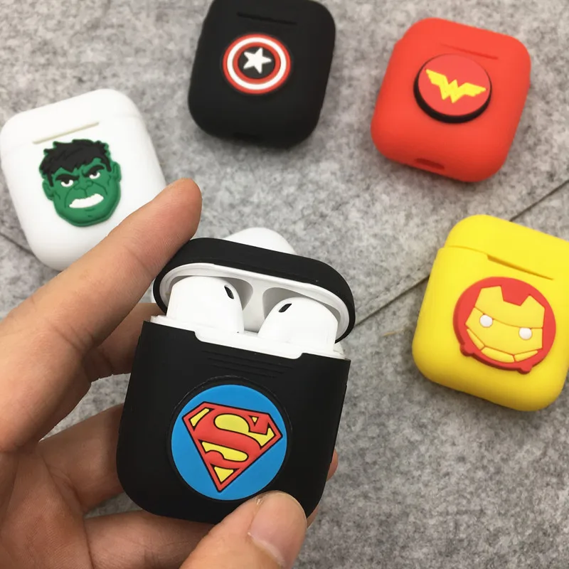 Мягкий силиконовый чехол для наушников Apple Airpods ударопрочный AirPods ультратонкий
