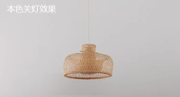 Бамбуковая плетеная шляпа из ротанга Miss Hat Shade подвесной светильник японский Азиатский деревенский винтажный висячая Потолочная люстра Plafon Lustre Avize