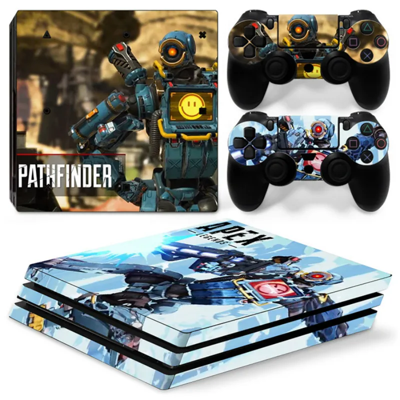 Съемная Виниловая наклейка для консоли PlayStation 4 Pro с 2 контроллерами PS4 Pro|Наклейки|