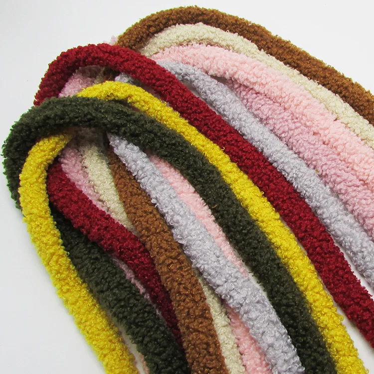 

5Meter/lot Plush velvet Headband Cover Padded Appliques DIY handmade Children Hair Accessories