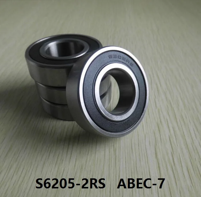 S6205-2RS S6205 2RS RS 25x52x15 mm ABEC-7 Stainless Steel hy
