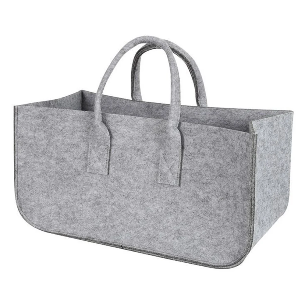 Карман для хранения журнала корзина дров киосков фетр сумка Дерево газета