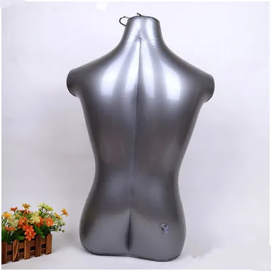 Бесплатная доставка! Новый модный мужской манекен надувной на половину тела для