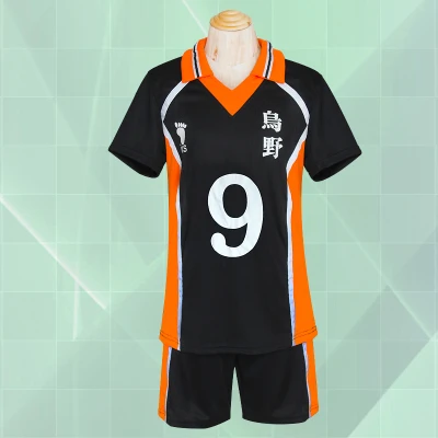 Voleibol Haikyuu Cosplay Костюм Karasuno High School волейбольный клуб Hinata Shyouyou спортивная одежда
