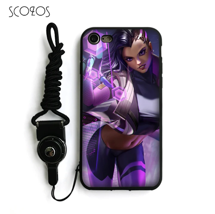 Scozos Сомбра Силиконовые ТПУ телефон мягкий чехол для iPhone X 5 5S SE 6 S 7 8 plus плюс # ka217 |