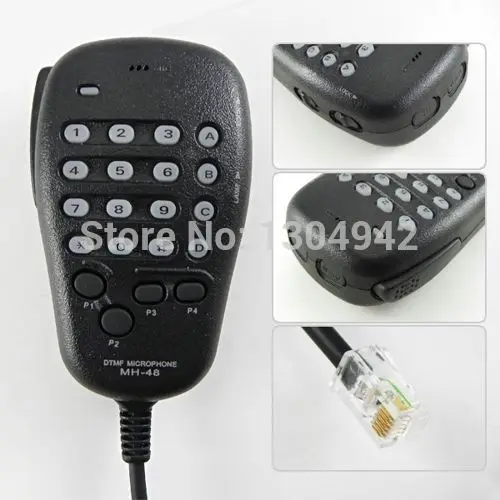 Car Radio Microphone MH-48A6J DTMF Handheld Speaker Mic 6 Pin For Yaesu FT-8800R FT-8900R Speaker