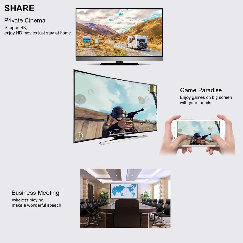 Mirascreen G9 Plus 2 4G 4K Wifi приемник 1080P HDMI-совместимый дисплей Dongle Miracast Airplay DLNA |