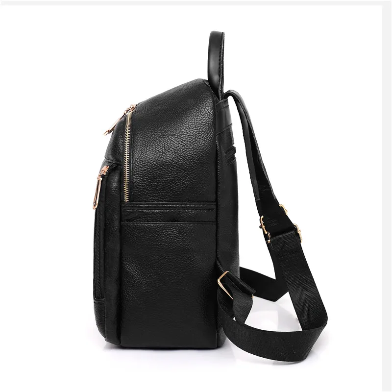 Женский кожаный рюкзак Sac a Dos Mochilas повседневный школьный в винтажном стиле для