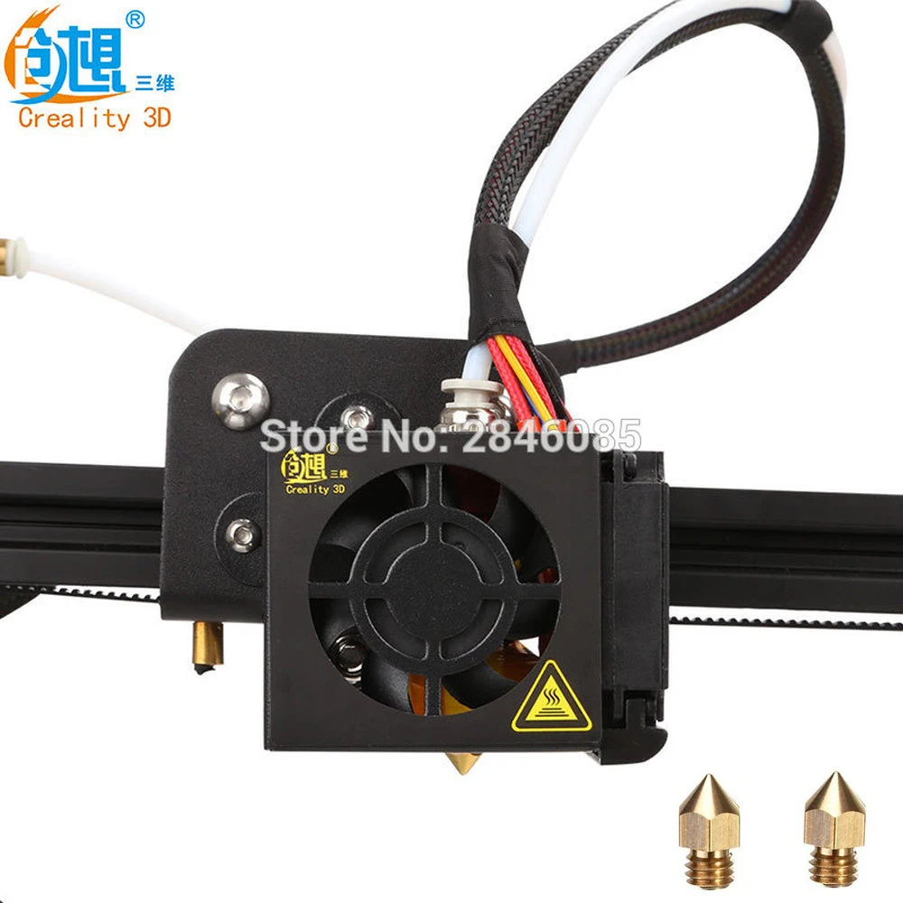 Creality 3D 24V 40 Вт Эндер 3 MK10 полный сборный экструдер комплект 2 шт. 0 4 мм сопло насадка
