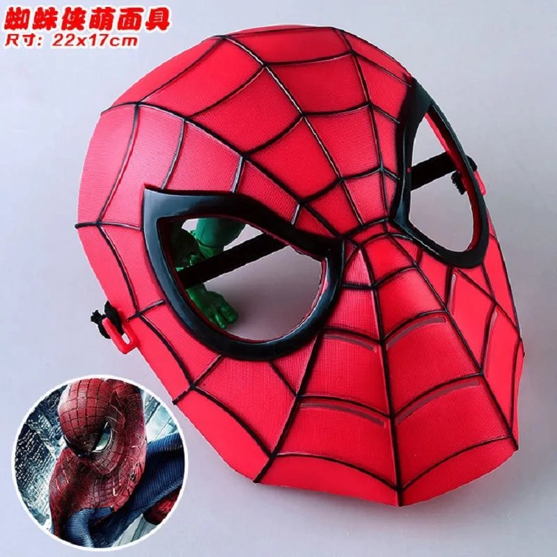 5 шт./лот, маски из фильма Marvel, Мстители, Халк, Капитан Америка, Бэтмен, Человек-паук, железный человек, Вечерние Маски, подарок для мальчика, фигурки, игрушки# E