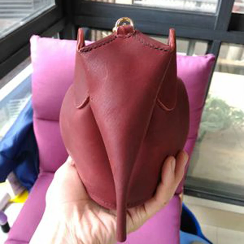 Японское стальное лезвие сделай сам кожаное ремесло дизайн в форме слона нож