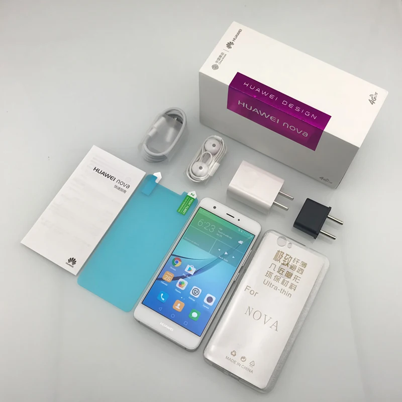 Huawei Nova 3 Гб 32 оригинальный мобильный телефон 4 г LTE MSM8953 Octa Core 5 0 &quotFHD 1920X1080 P 12.0MP