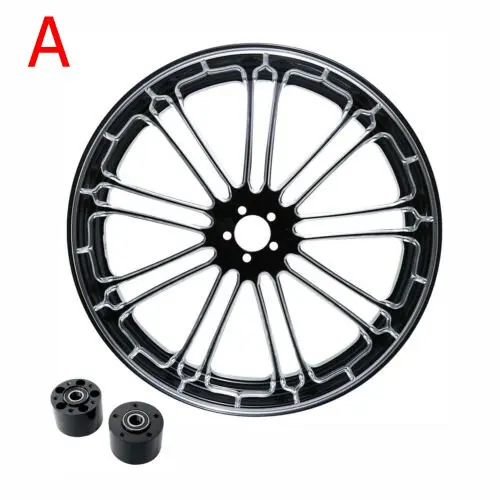 Мотоцикл 21 &quotCNC передний обод колеса двойной диск ступицы для Harley Touring Dyna Softail