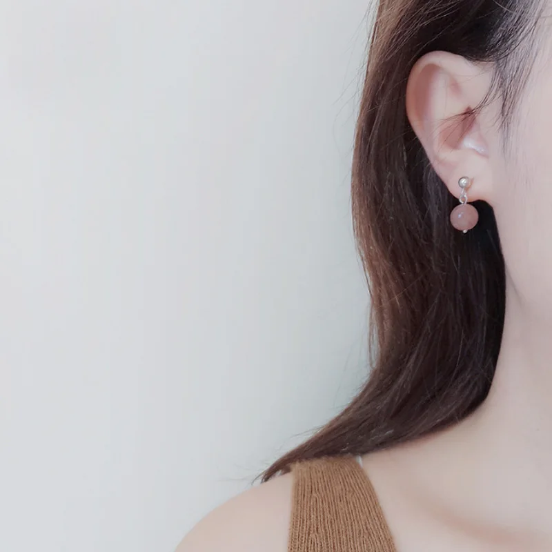 925 женские серебряные серьги Кристал для свадьбы помолвки ювелирные изделия