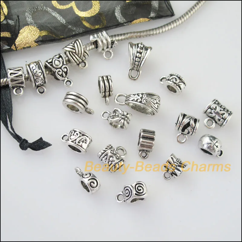 Новый 20 шт. Тибетский серебристый цвет &quotсделай сам&quot/дужки бусины для
