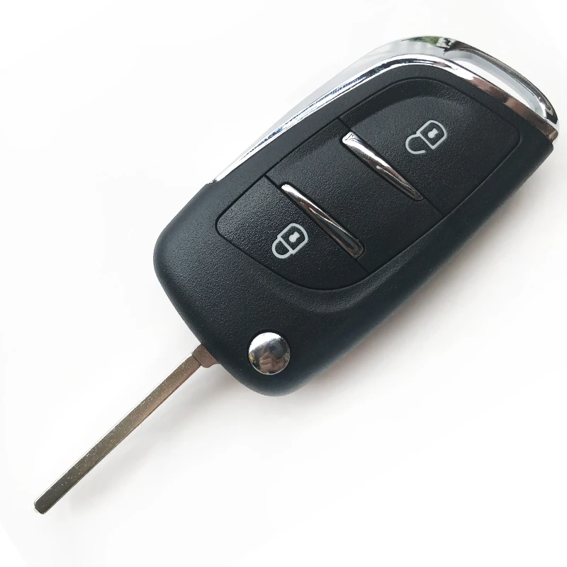 Чехол для пульта дистанционного управления на 2/3 кнопках для peugeot 407 607 306 408 для CITROEN C5 C3 C4 C8 откидной складной чехол для брелока CE0536 VA2 blade