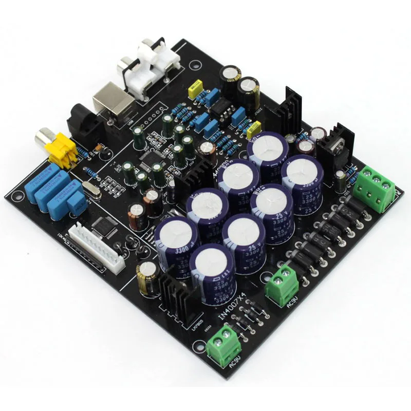 Без USB дочки карты AK4490+ AK4118+ op amp NE5532 decodificador мягкое управление DAC аудио декодер доска D3-003
