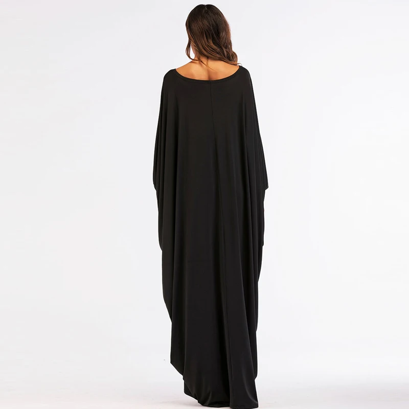 Женское платье для Ближнего Востока Abaya мусульманское с рукавом летучая мышь