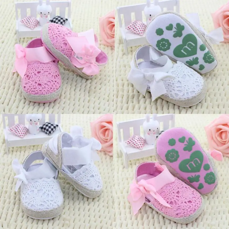LONSANT 2018 детская обувь принцессы первые ходунки с бантом C1925|prewalker shoes|infant toddlerfirst