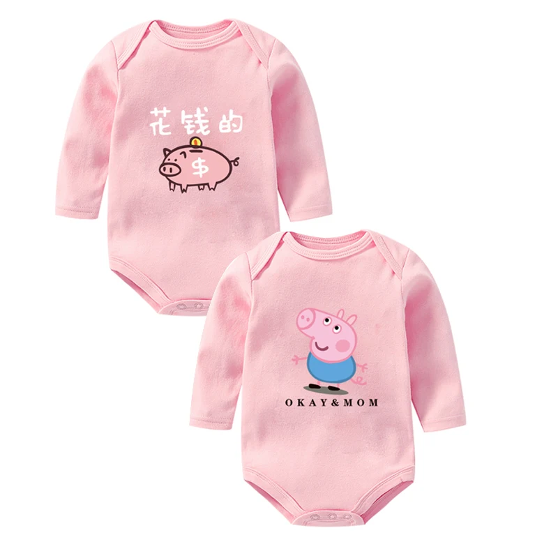 Комбинезоны для новорожденных OkayMom 2 шт./4 шт. Roupas de bebe Детский комбинезон из 100%