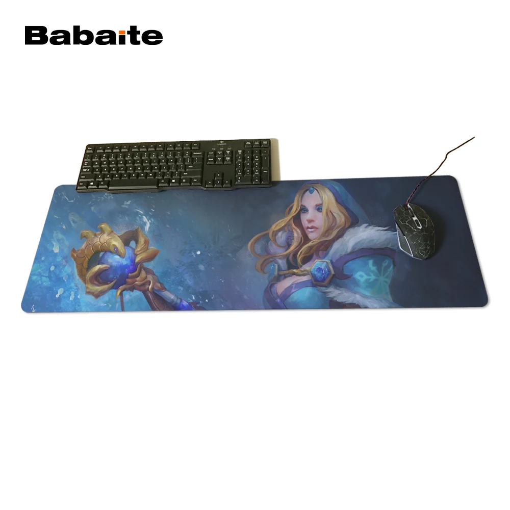 Коврик для мыши Babaite для оптического коврика для мыши Dota 2 Rylai The Crystal Maiden 1 400X900X2 мм брендовые коврики для игровой мыши