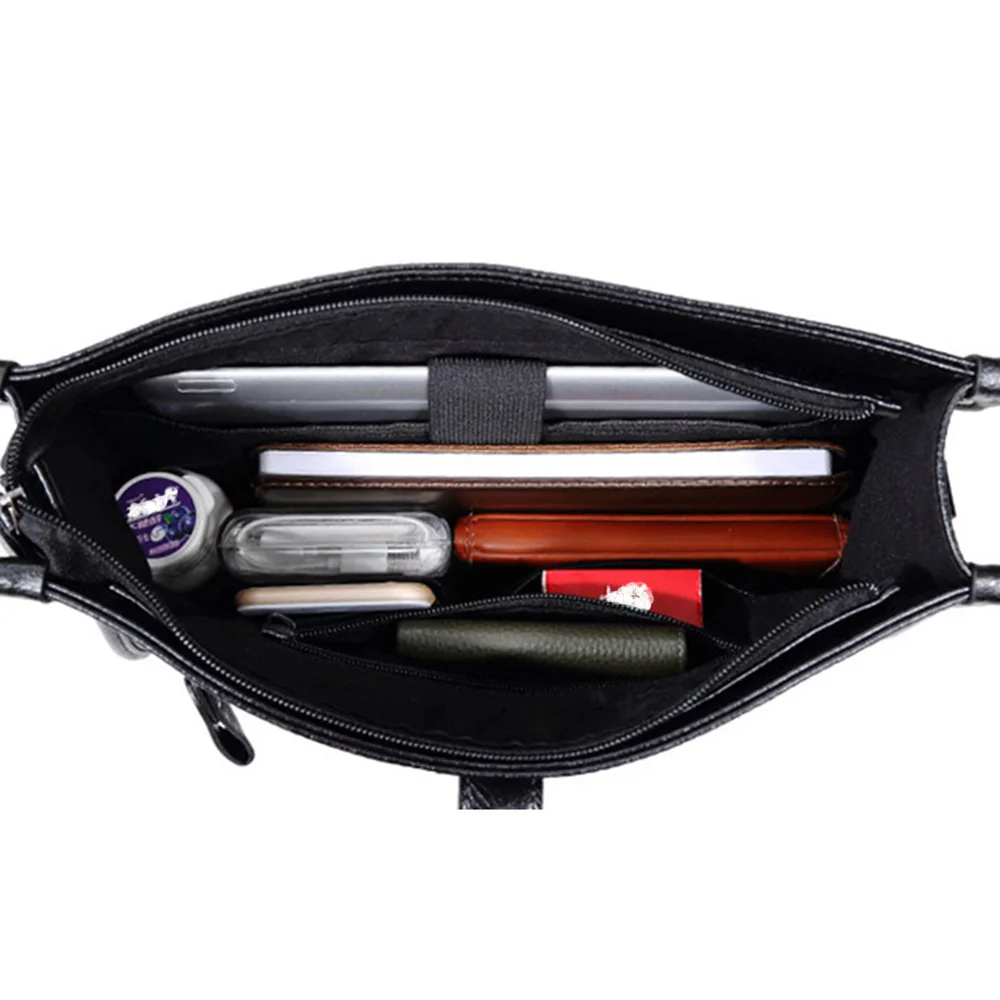 Мужская сумка джентльмен бизнес клапаном кожаная мужская повседневная бренда