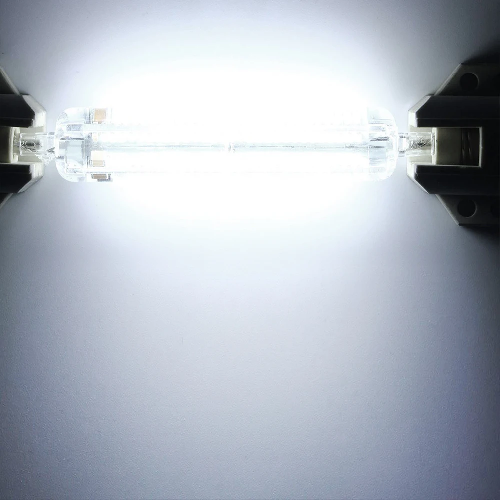 Светодиодная лампа R7S 5 Вт 10 220 В 78 мм 118 SMD2835 светодиодная J118 J78 сменный галогенный