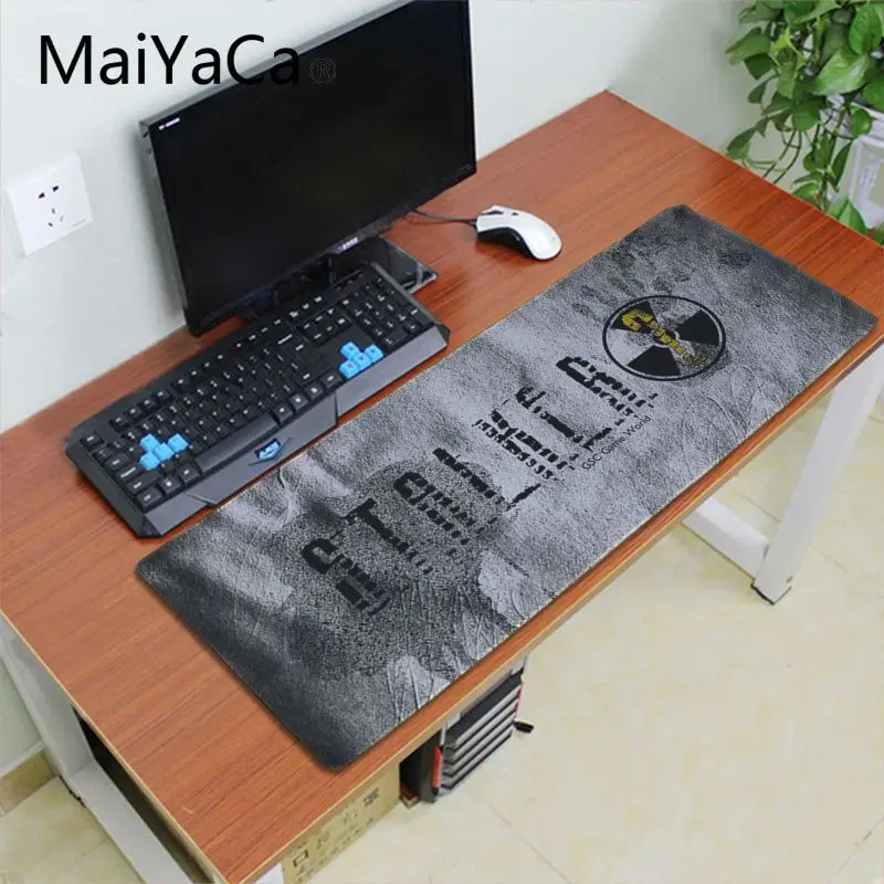 Maiyaca stalker логотип прочный резиновый коврик для мыши Большой Коврик Для Мыши Компьютерный стол коврик для alfombrilla игровой коврик мышь muismat