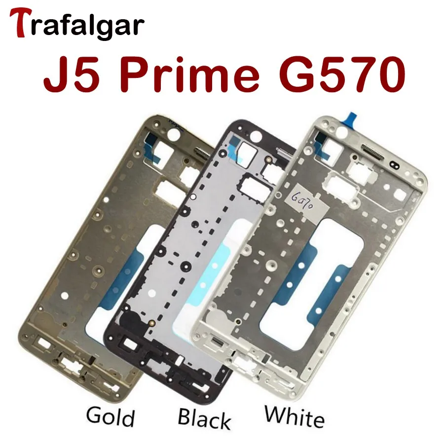 Для 5," SAMSUNG J5 Prime на переднюю раму G570 On5 средняя часть корпуса для SAMSUNG Galaxy J5 Prime передняя рамка Корпус для телефона для замены