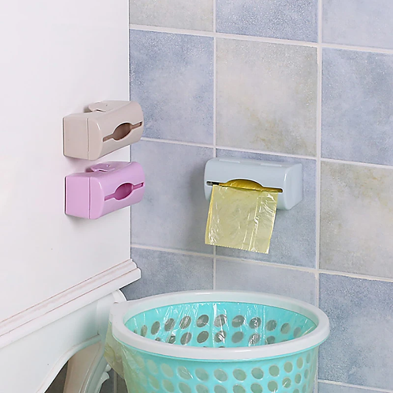 1 шт. самоклеющиеся настенные мусорные мешки отделочная коробка для хранения