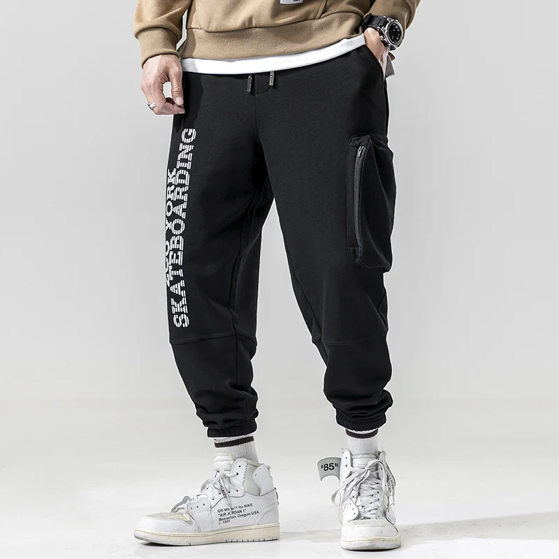 Мужские повседневные спортивные брюки ePacket цвет черный серый хаки | Мужская