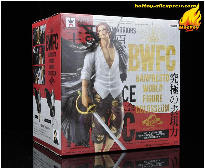 100% оригинал Banpresto WORLD FIGURE COLOSSEUM BWFC Zoukeiou vol.2 коллекция Figure - Shanks от &quotONE PIECE&quot |