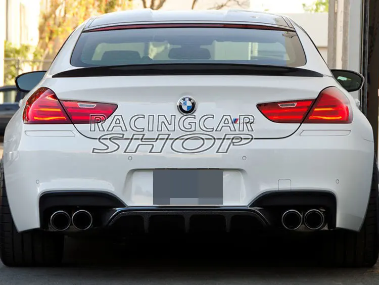 Окрашенный M спортивный стиль стекловолокно спойлер багажника для BMW F13 F06 6 Series 640i