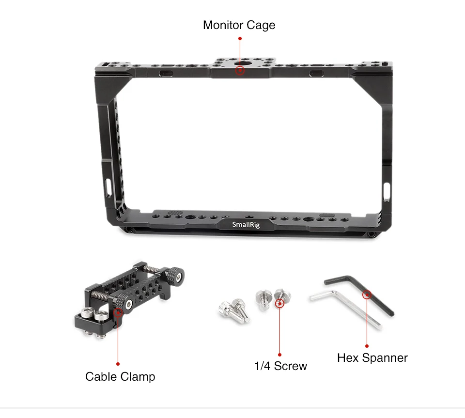 SmallRig DSLR camera Director's Monitor Cage для Atomos Shogun Monitor и для Ninja Assassin " recording monitor-1788