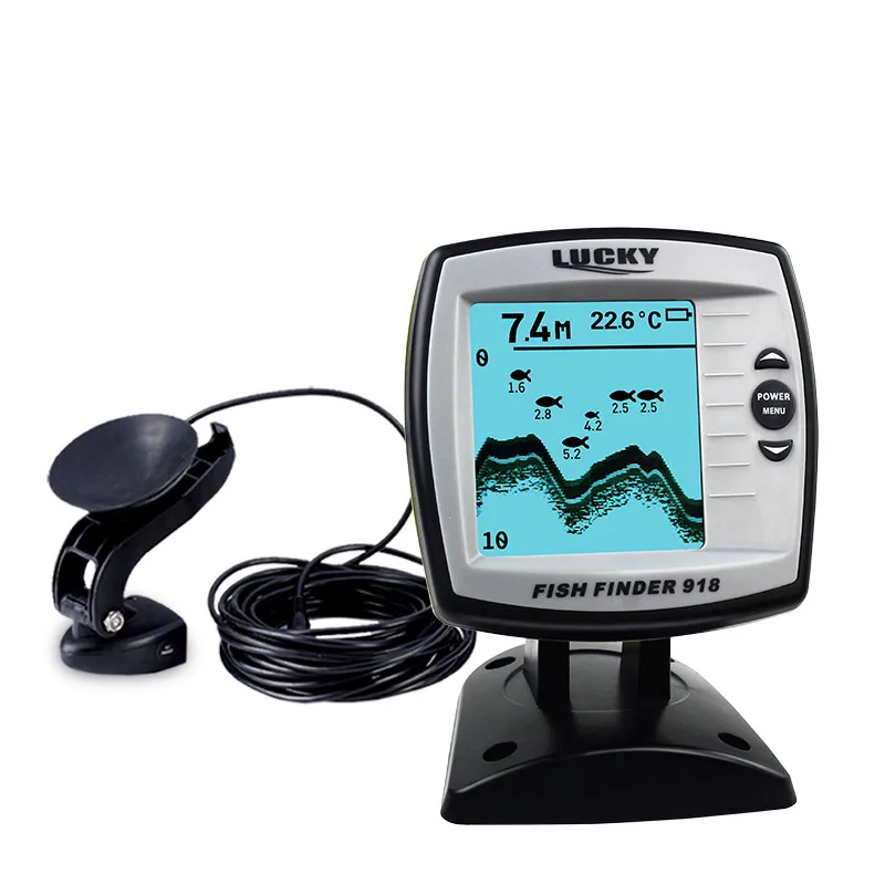 Lucky Fish Finder FF918 180S рыболокатор Проводная сенсорная лодка 45 градусов|Рыболокаторы| |
