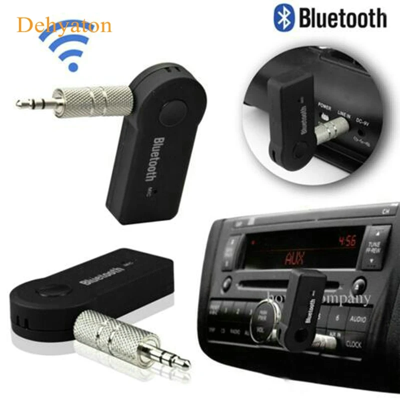

Dehyaton Bluetooth Receiver 3.5mm Jack Streaming Car A2DP AUX Audio Wireless Music Adapter for Home Car Speaker Headphone