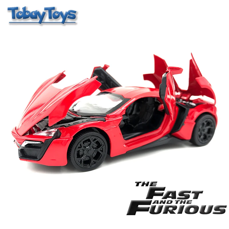 1:32 модель машины форсаж Lykan Hypersport детские игрушки игрушечный автомобиль Lycan